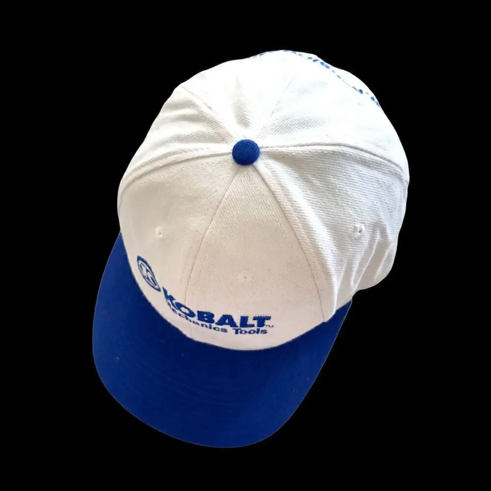 Kobalt Mechanics Tools Retro Cap Logo Strap Back Trucker Baseball Hat